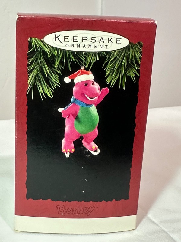 Hallmark Keepsake Christmas Ornament Barney The Purple Dinosaur 1994