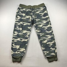 True Religion Sweatpants Mens Large Green Camo Fleece Core Jogger Sportswear