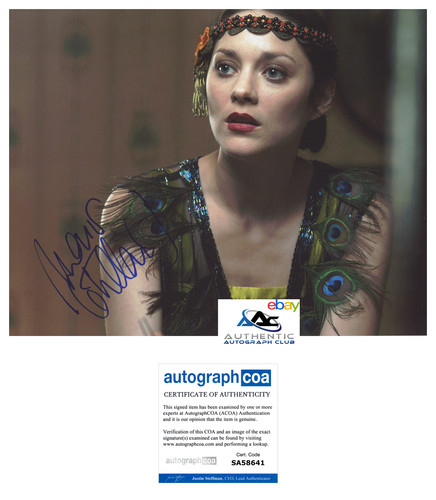 MARION COTILLARD AUTOGRAPH SIGNED 11X14 PHOTO ACOA