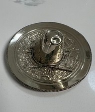 Vintage Mexican Silver Sterling TONE Sombrero Souvenir Dish ALPACA Mayan AZTEC