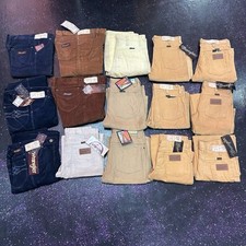 vintage NWT 70  s 80  s wrangler boot flare straight leg corduroy pants 15 Pieces.