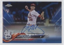 2018 Topps Chrome Rookie Blue Refractor 125/150 Jack Flaherty #RA-JF Auto 7xr
