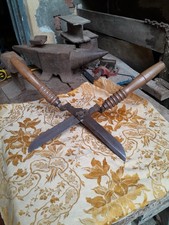 Antiche forbici giardiniere potare siepe lunghe cm.53 Arezzo Kg.1,55+21foto