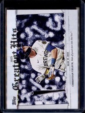 2026 Topps #GH-5 Christian Yelich 2025 Greatest Hits