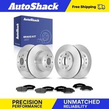 Front Rear Brake Rotors Ceramic Pads for Chevy Silverado 1500 Tahoe 5.3L