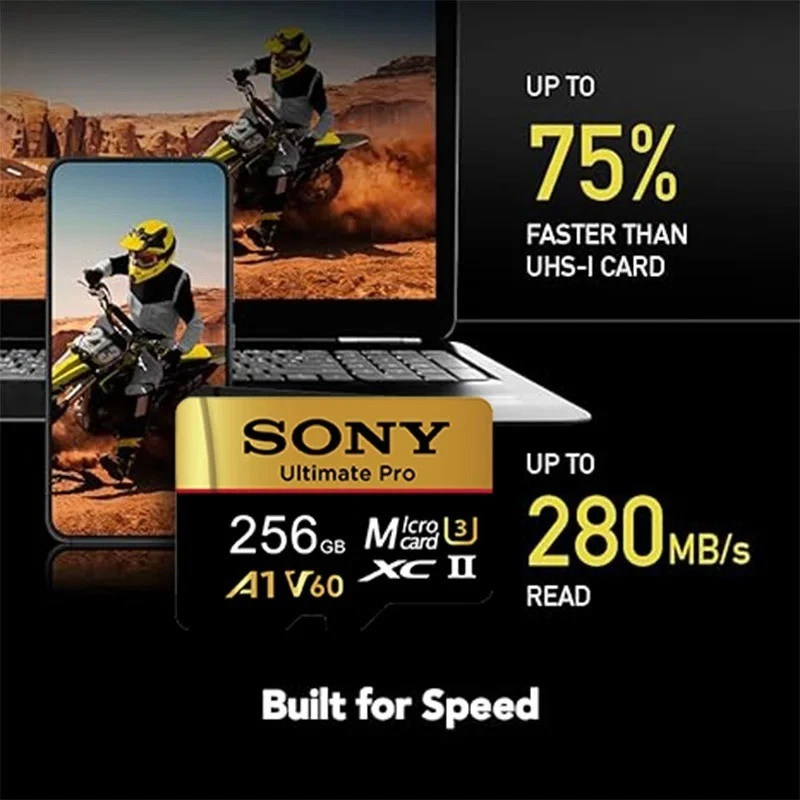 SONY Micro SD Card 2TB 512GB 256GB 128GB TF Memory Card Extreme 1TB U3 4K High - Image 4 of 4
