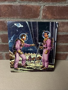 1950 Tom Corbett Space Cadet Tray Board Puzzle Florian USA Rockhill Production 