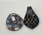 Artisan Dichroic Art Glass Pendant Lot 54.3g — photo 5