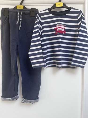 Sweat à Capuche The Little White Company Pour Garçon, 5-6 Ans, Bleu Marine Tout Doux En éponge