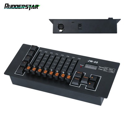 Black Console DMX Control Channel Light Controller for Live Concerts DJ Disco