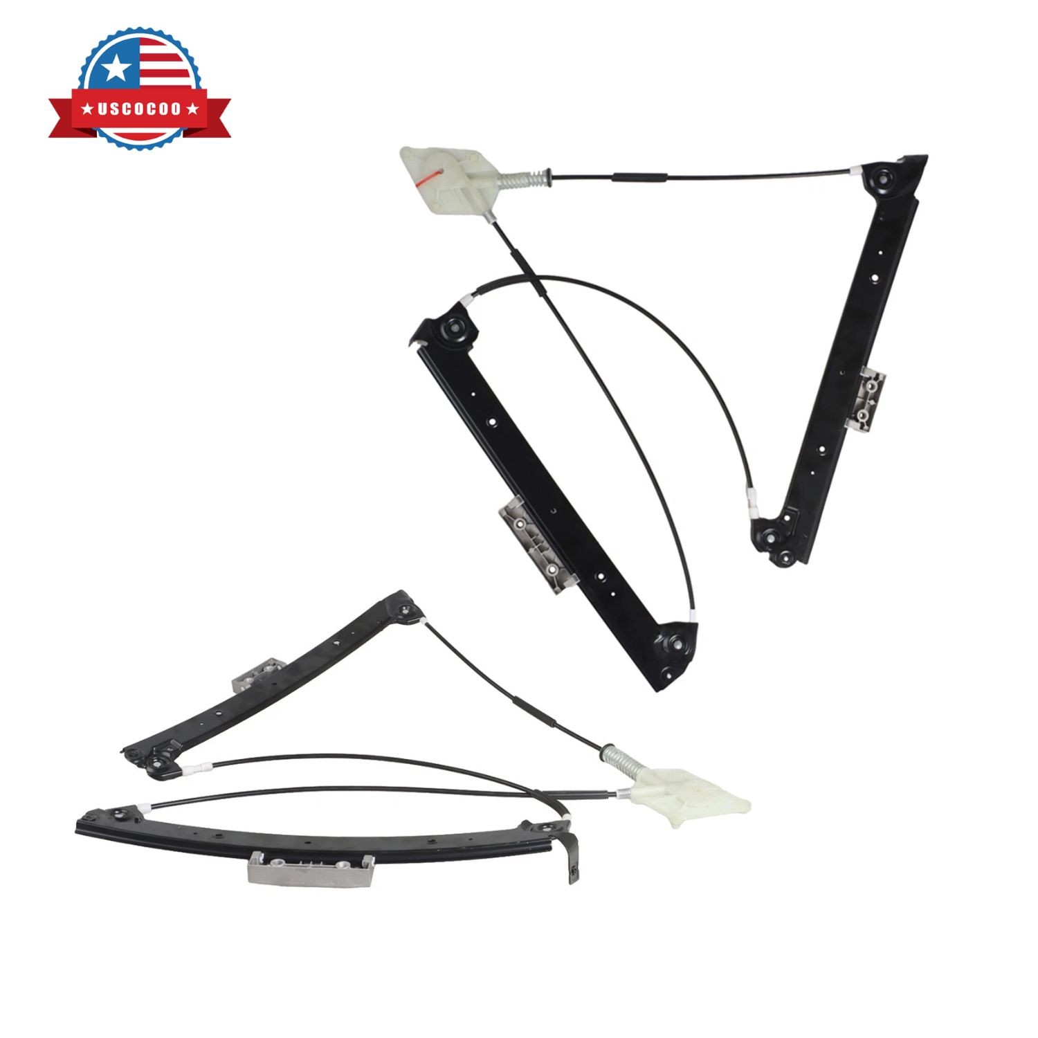 2x Front Left & Right Window Regulator for 2004-18 Bentley Continental GT