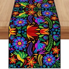 Mexican Fiesta Table Runner Mexican Fiesta Themed Party Cinco De Mayo Home Ki...