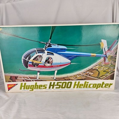 Nichimo Hughes H-500 Helicopter 1/20 Scale Plastic Model Kit