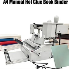 110V A4 Glue Binding Machine Manual Hot Glue ...