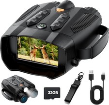 Night Vision Goggles for Adults 4k Tactical Binoculars with Camera - Infrared