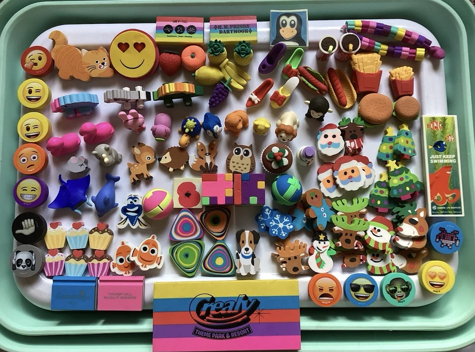 Collection of 111 Novelty Rubbers / Erasers - All New and Unused - Image 2 of 4