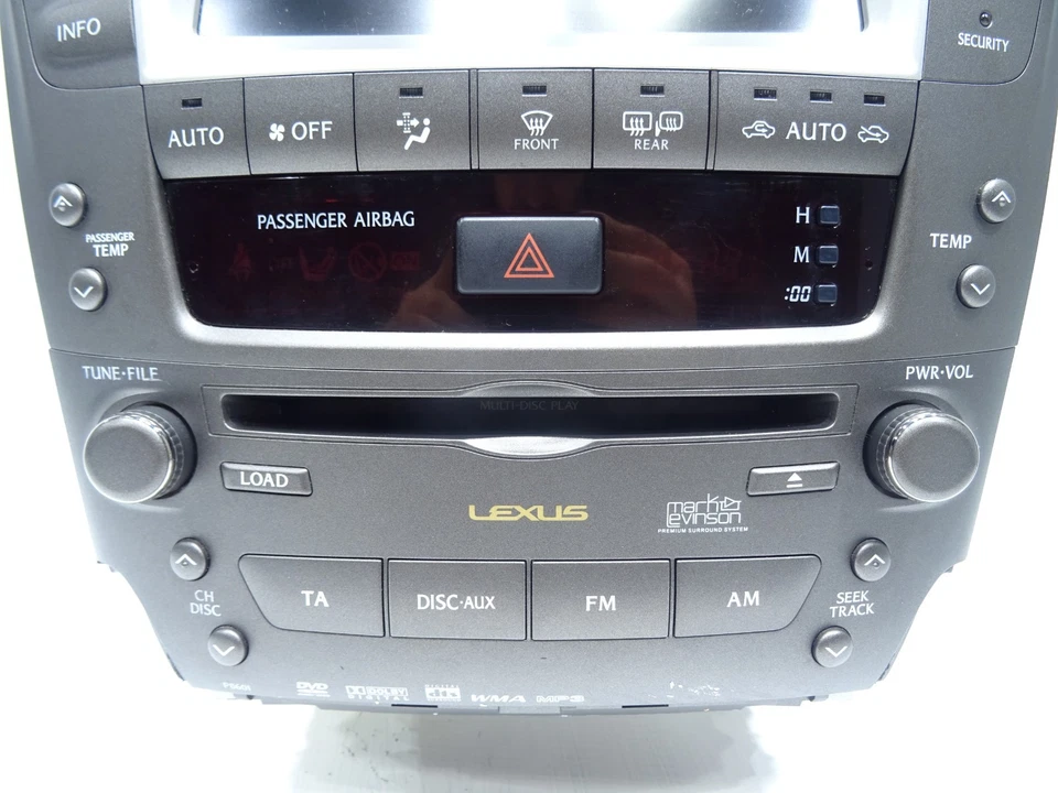 2008 LEXUS IS250 IS220 SAT NAV RADIO CD PLAYER HEAD UNIT 86111-53040 - Image 2 of 4