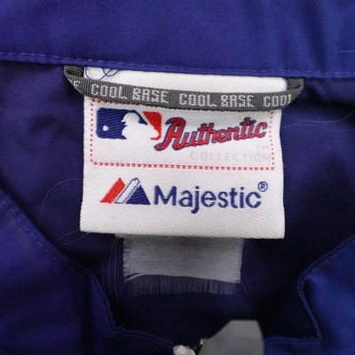 Los Angeles Dodgers Jacket Mens Medium Blue Majestic Cool Base