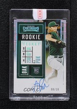 2020 Panini Contenders Rookie Building Blocks Ticket 8/10 AJ Puk #101 Auto 1t3