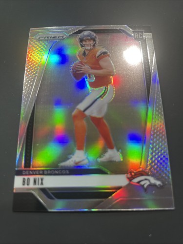 2024 Panini Prizm BO NIX Silver Prizm Rookie Card RC 👀🏈🔥 - Picture 2 of 6