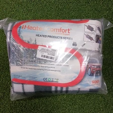 Sojoy 12v Heated Car Blanket Throw 3 Heating Levels Auto Off 60"x40"