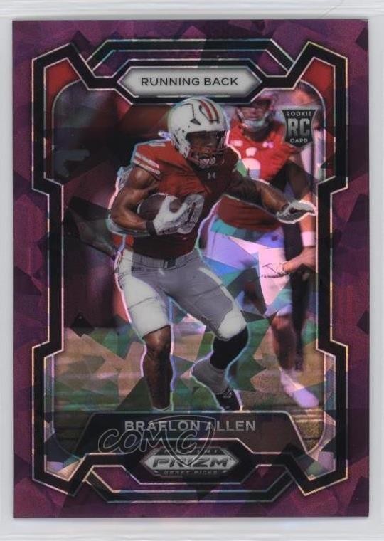 2024 Panini Prizm Draft Picks Purple Ice /149 Braelon Allen #129 Rookie RC 0jm6