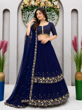 INDIAN WEDDING LEHENGA DESIGNER PARTY PAKISTANI BOLLYWOOD CHOLI WEAR WOMEN