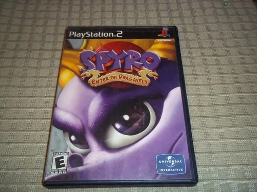 Spyro: Enter the Dragonfly (PlayStation 2, PS2 2002) with Manual & Memory Card