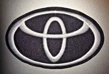 TOYOTA  Embroidered Iron/Sew On Patch 4"X2.5" SHIPPED FROM USA