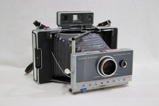 Vintage Polaroid Automatic 100 Land Camera 1963-66 With Case Flash Extras