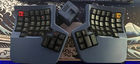 Split Ergonomic Mechanical Keyboard - Blue, Unused