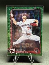 2025 Topps Update Michael Soroka Green Foil  /99 Washington Nationals US347 