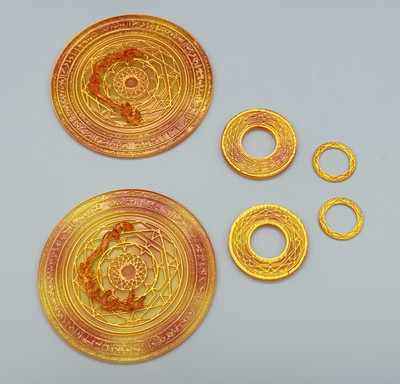 6x Mandalas orange effects MMS645 Hot Toys 1/6 scale Dr Strange 4.0 Multiverse