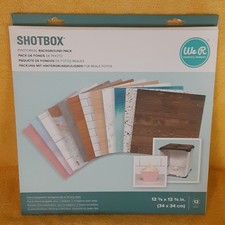 We R Memory Keepers ShotBox Photoreal Background Pack 12/Sheets