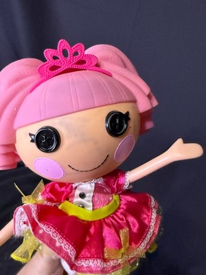 Lalaloopsy Jewel Sparkles Doll 12  MGAE 2009 Pink Hair Dress Shoes Tiara
