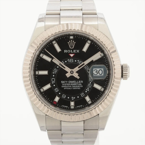 Rolex Sky-Dweller 326934 SS×WG SS AT bright black dial 1 Extra Link