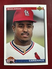 1992 Upper Deck Star Rookie Brian Jordan #3 (RC)