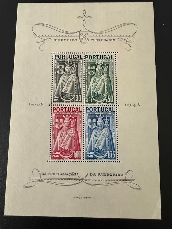Portugal Stamps.Sc.674a.Block.MNH.