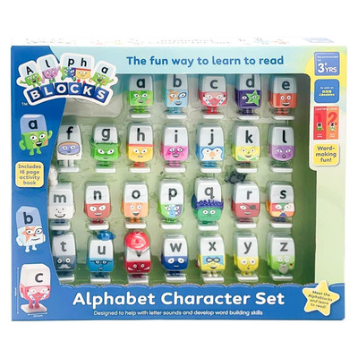 Alphabet Zeichen A-Z Komplettset & Aktivitätsbuch Spaß Art zu lesen