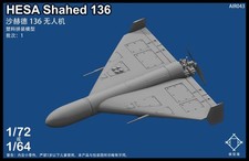 1/72 Iranian Shahed-136 "Flying Moped" Kamikaze Drone Model Kit Unpainted