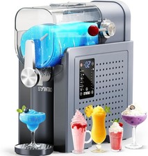 SYINTAO 2-in-1 Slushie & Soft Serve Ice Cream...