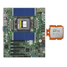Supermicro H13SSL-N Server Motherboard  AMD EPYC 9755 ES 128 Core 1.9G L3 512M