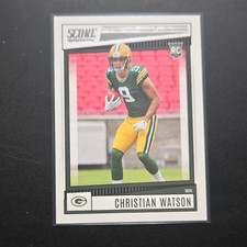 Panini 2022 Score Football Christian Watson Rookie Card #367 Packers NFL