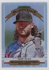 2019 Panini Donruss Diamond Kings Career Stat Line 272/500 Brandon Crawford 0q1p
