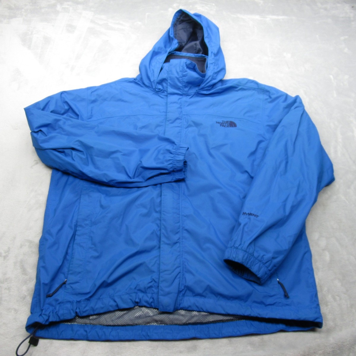 The North Face Jacket Mens Medium Blue HyVent Lightweight