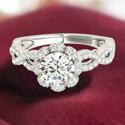 2,30 ct Rundschliff IGI-zertifiziert im Labor gezüchteter Diamant Verlobungsr...