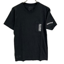 Chrome hearts Black Osaka Scroll Label Logo Tee tops S black