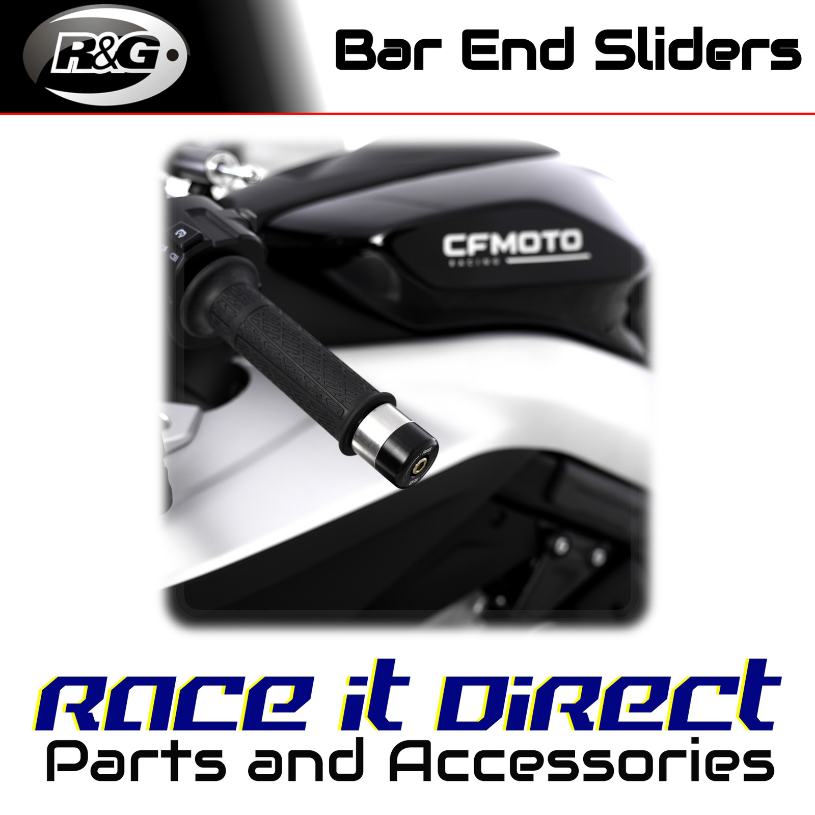 Bar End Sliders for Suzuki Burgman 400 Skywave 2012-2017 R&G