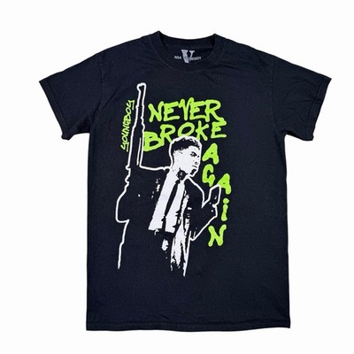 Vlone x NBA Youngboy Never Broke Again Black T-Shirt Adult Size