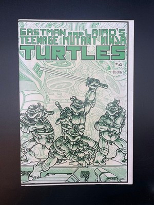 TEENAGE MUTANT NINJA TURTLES #4 1st Printing 1985  TMNT Raw Copy